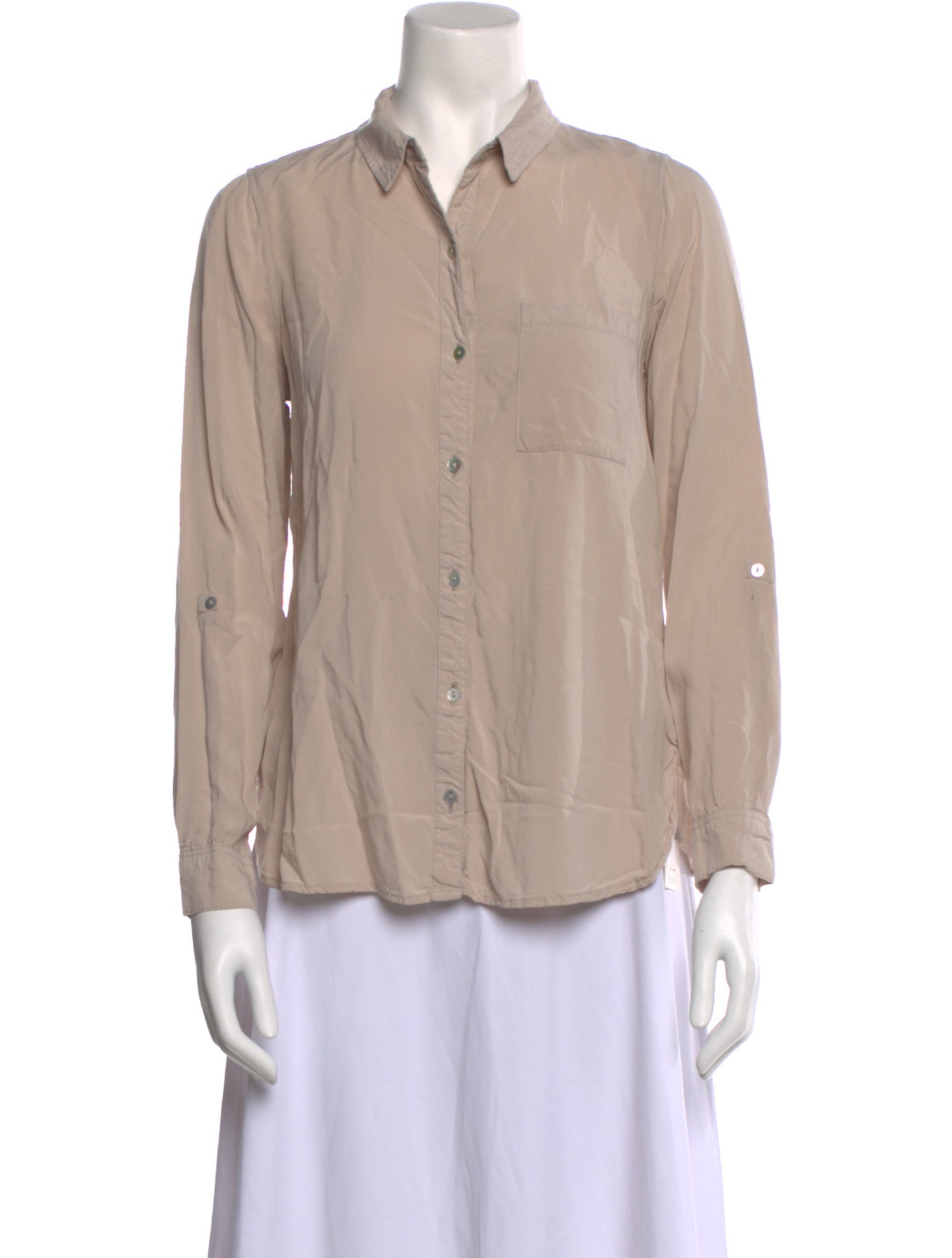 Market Long Sleeve Button-Up Top