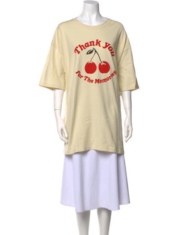 Market Tops Graphic Print Crew Neck T-Shirt XXL