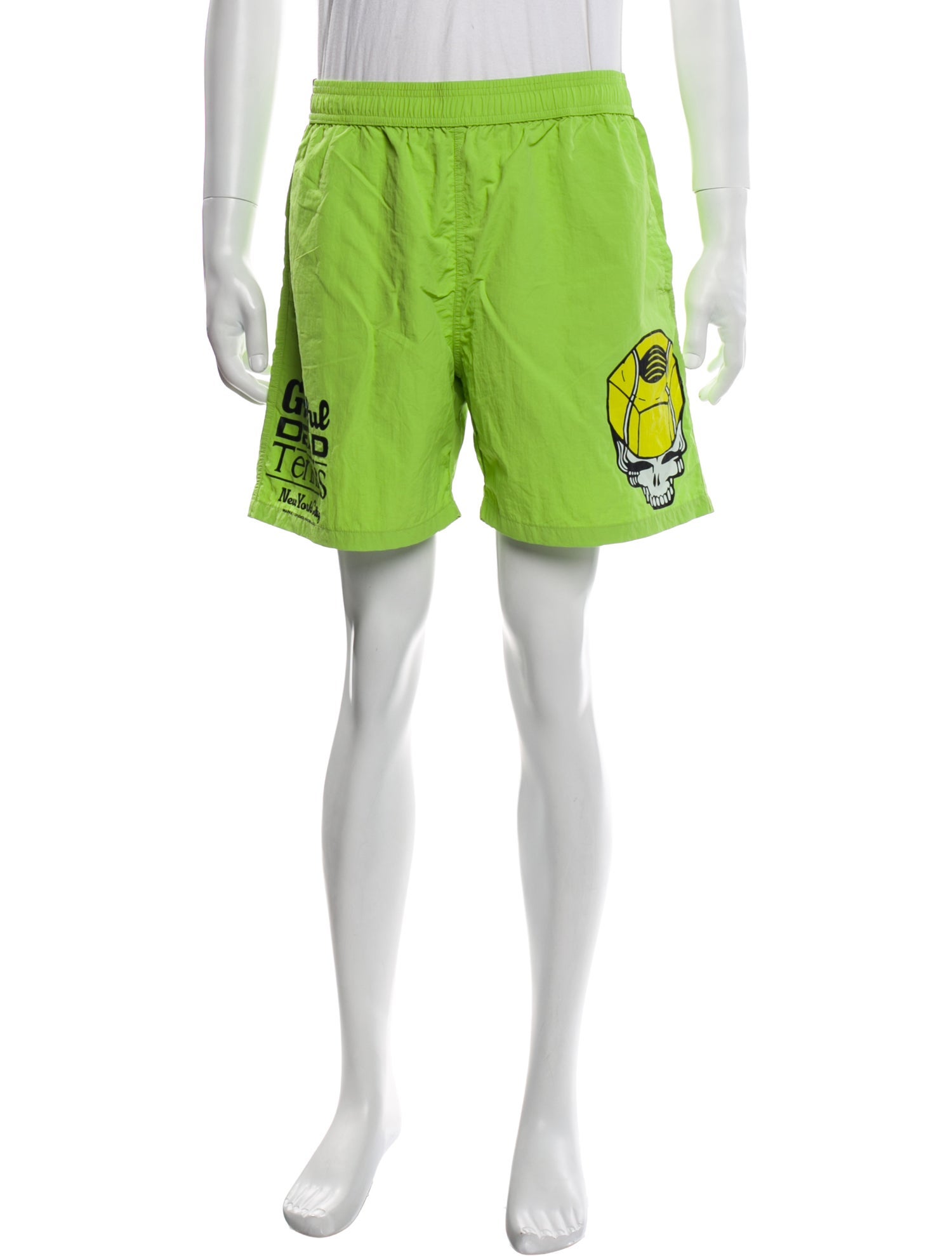 Market Graphic Print Athletic Shorts