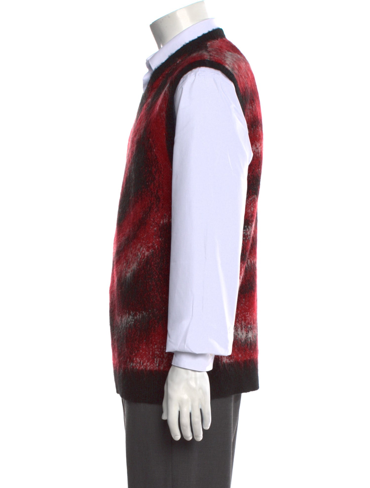 Market Printed V-Neck Sweater Vest w/ Tags