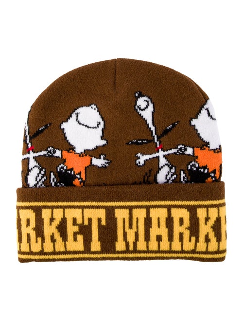 Market x Peanuts Patterned Beanie