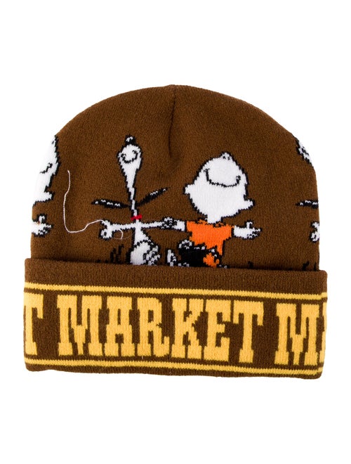 Market x Peanuts Patterned Beanie