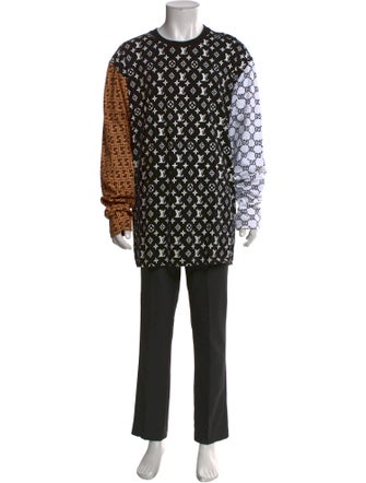 Market Printed Scoop Neck Henley