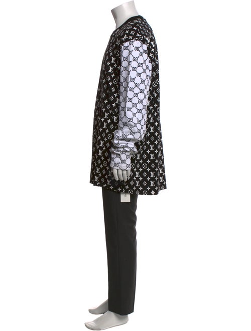 Market Printed Scoop Neck Henley