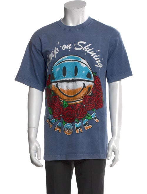 Market Graphic Print Crew Neck T-Shirt