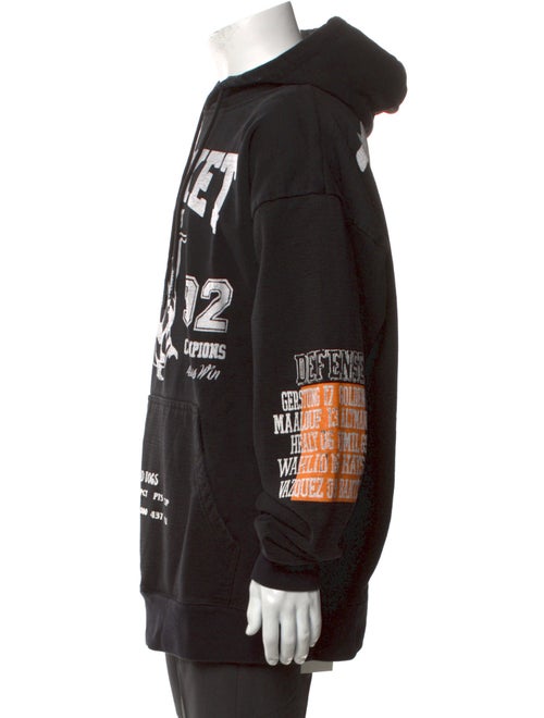 Market Graphic Print Crew Neck Hoodie