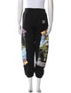 Market Graphic Print Embroidered Accent Sweatpants