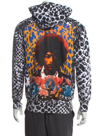 Market Graphic Print Crew Neck Hoodie