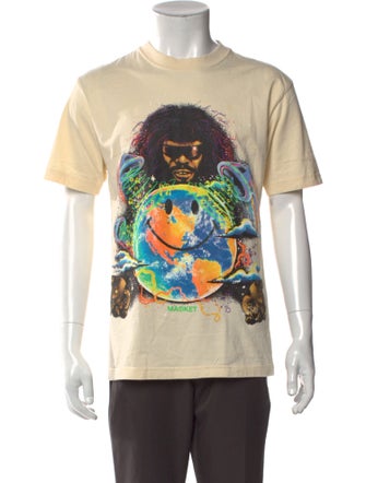 Market Graphic Print Crew Neck T-Shirt