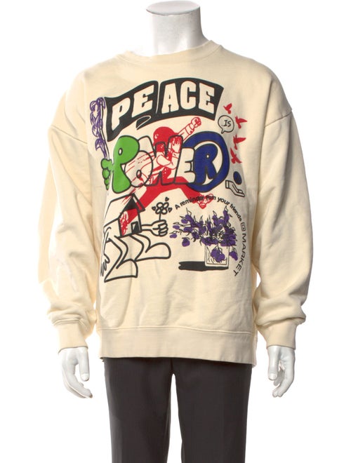 Market Graphic Print Crew Neck Sweatshirt