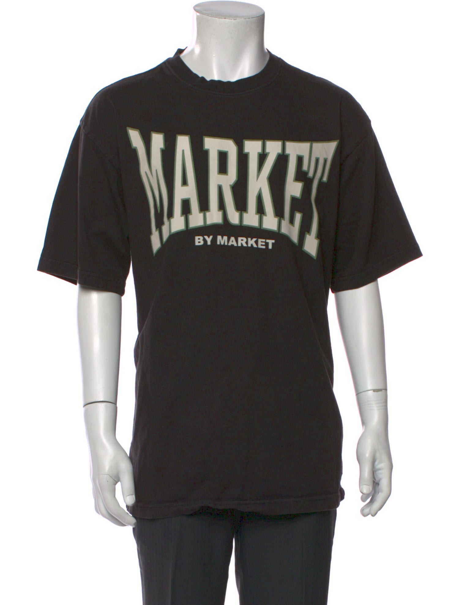Market Graphic Print Crew Neck T-Shirt