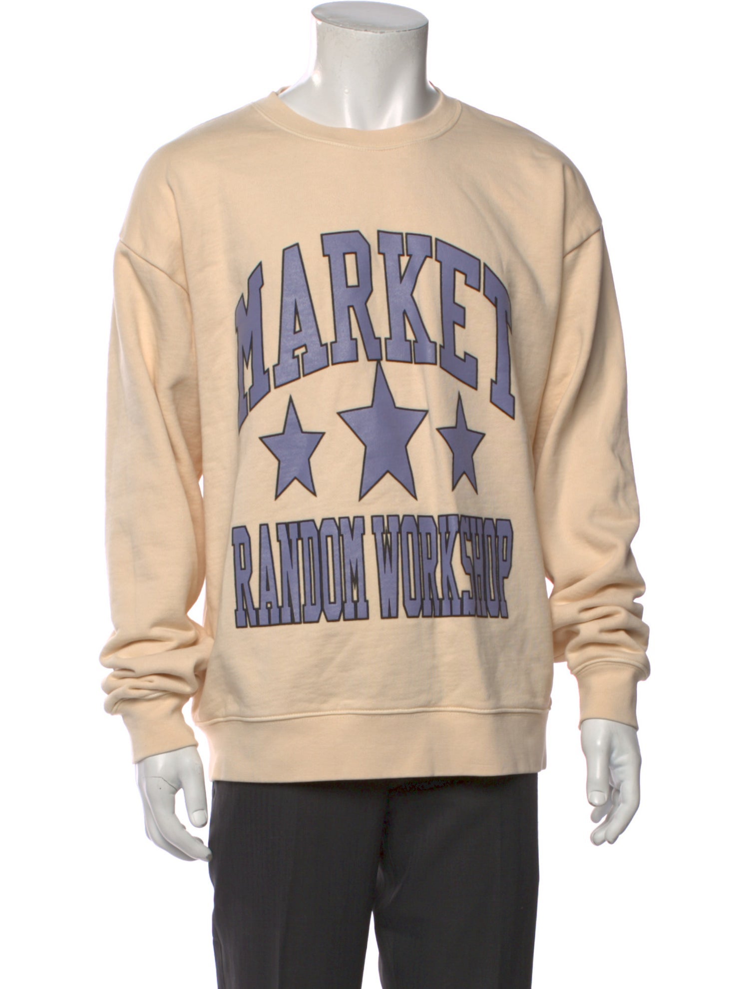 Market Graphic Print Crew Neck Sweatshirt