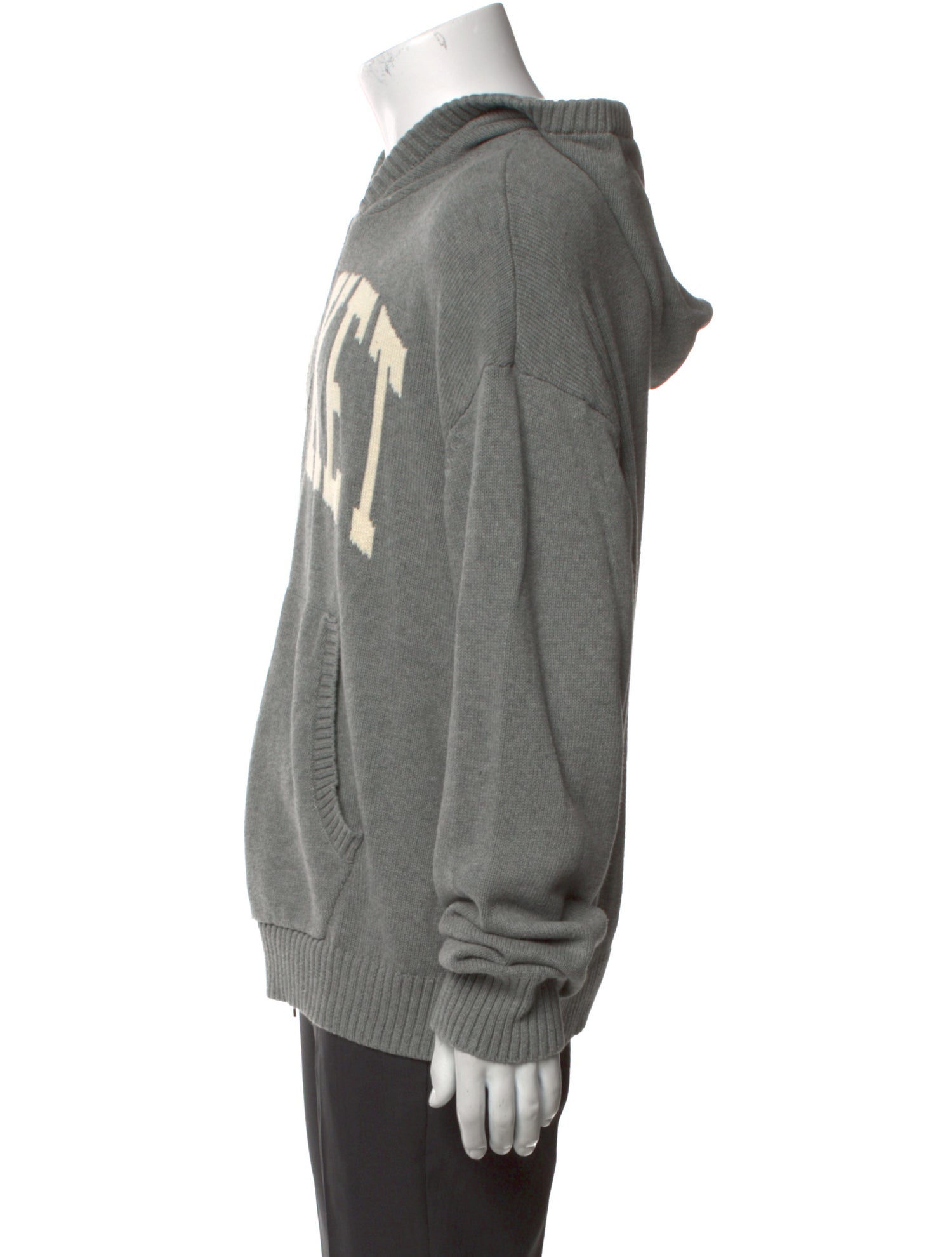 Market Graphic Print Crew Neck Hoodie