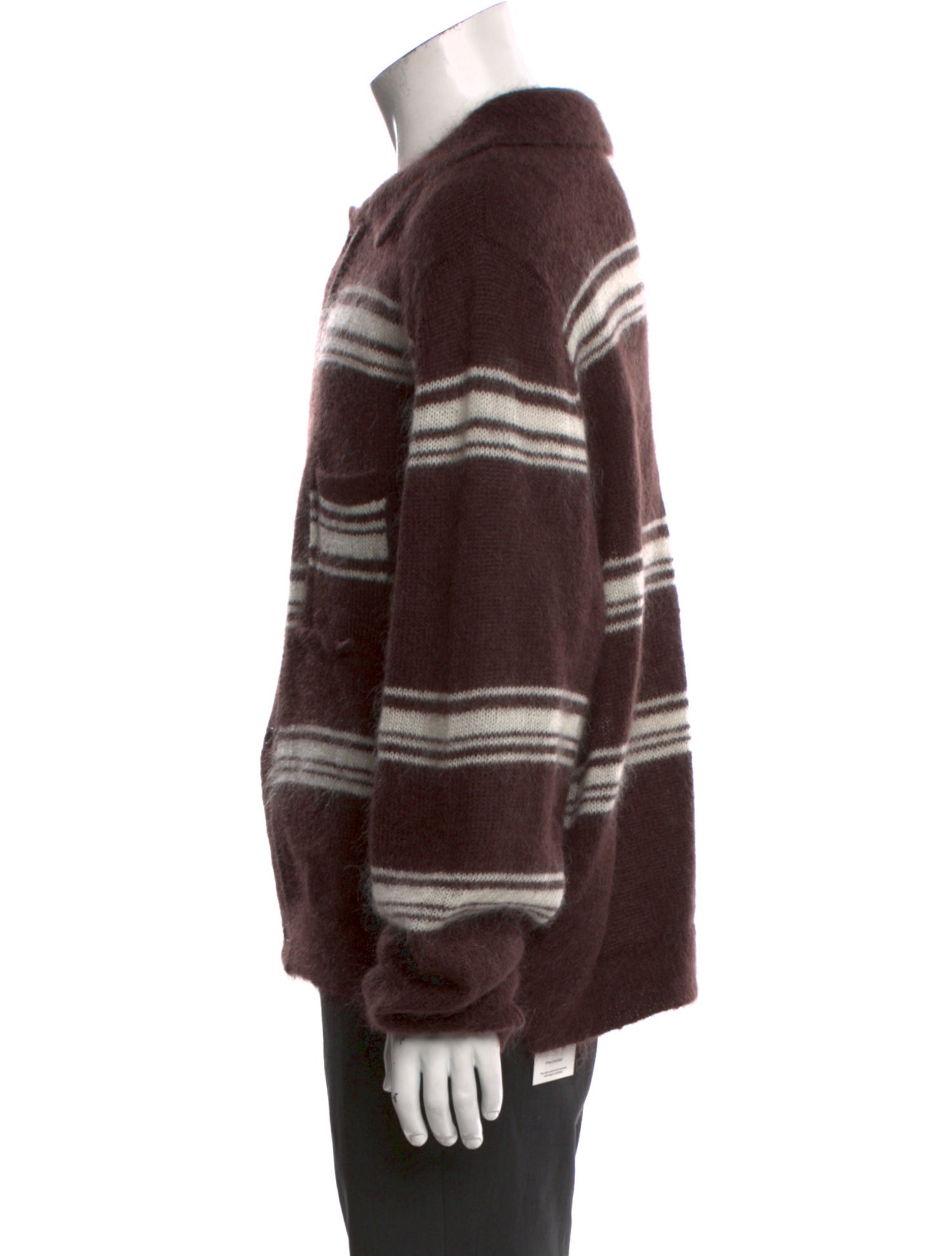 Camiel Fortgens Mohair Striped Cardigan
