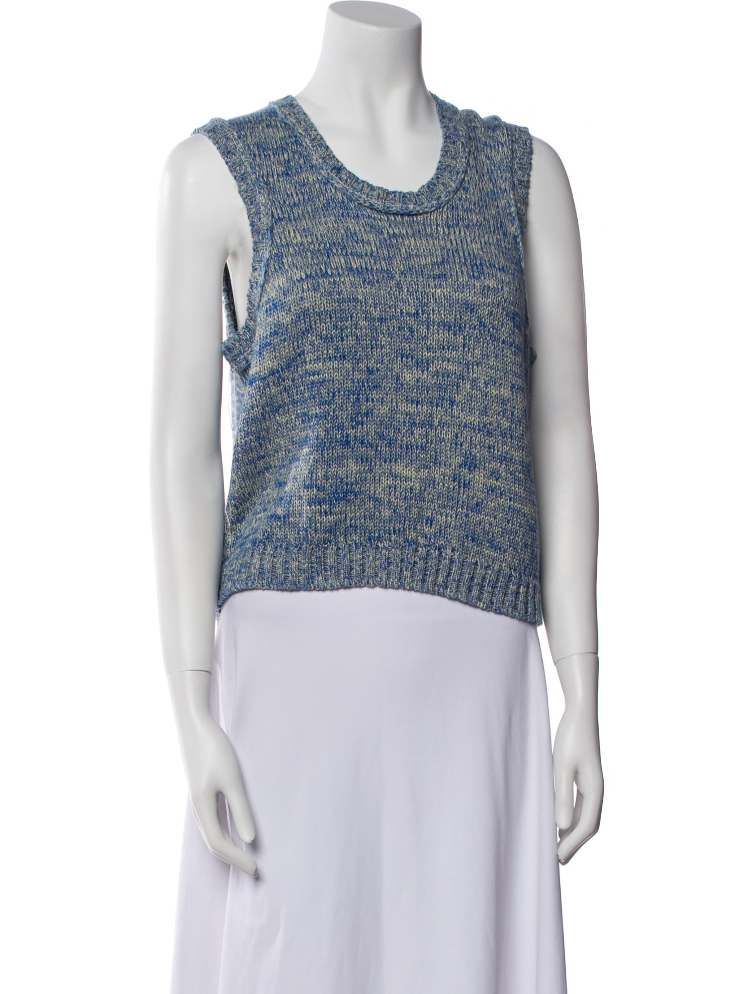 Camiel Fortgens Printed Scoop Neck Top w/ Tags