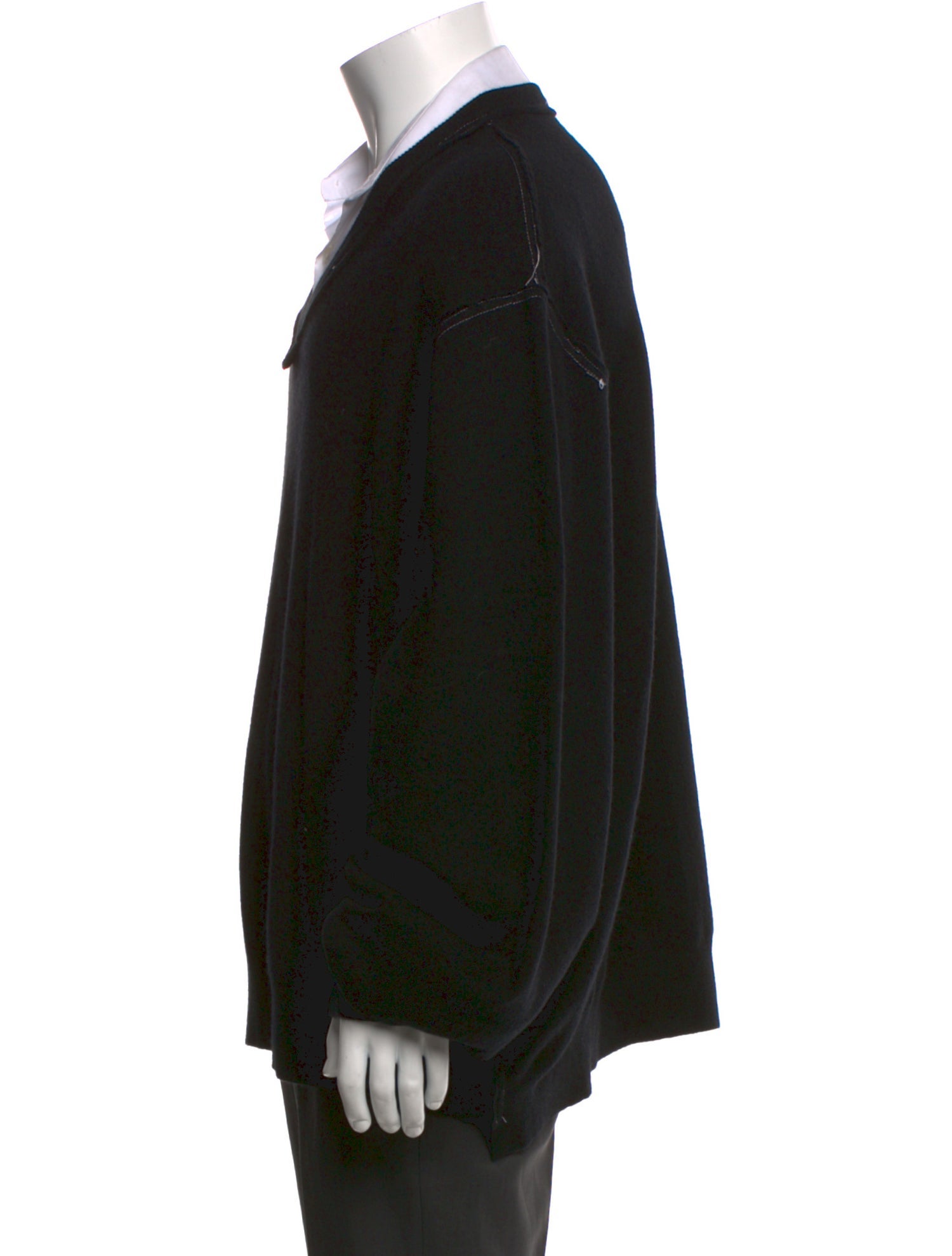 Camiel Fortgens Cashmere V-Neck Pullover w/ Tags