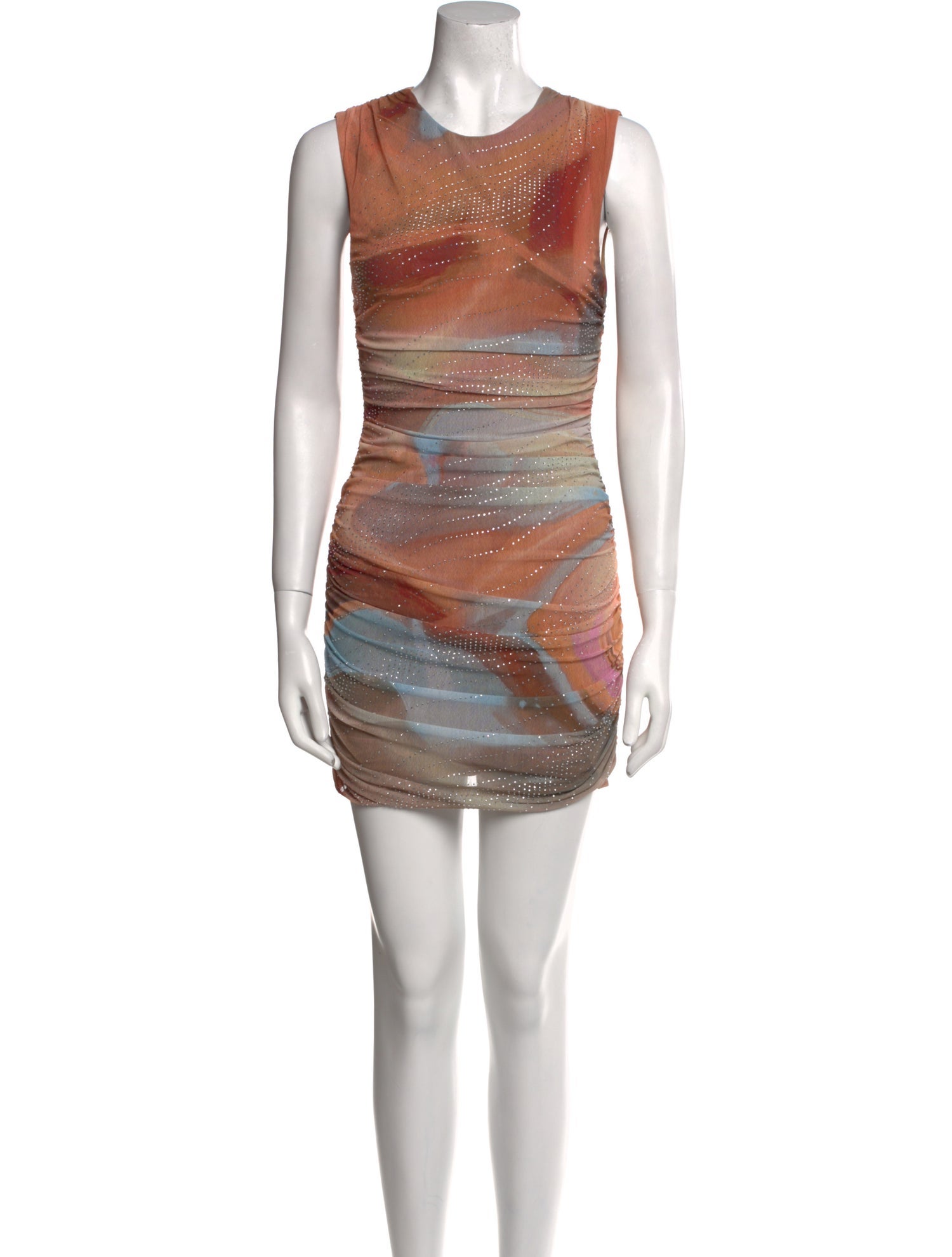 Common Hours Printed Mini Dress