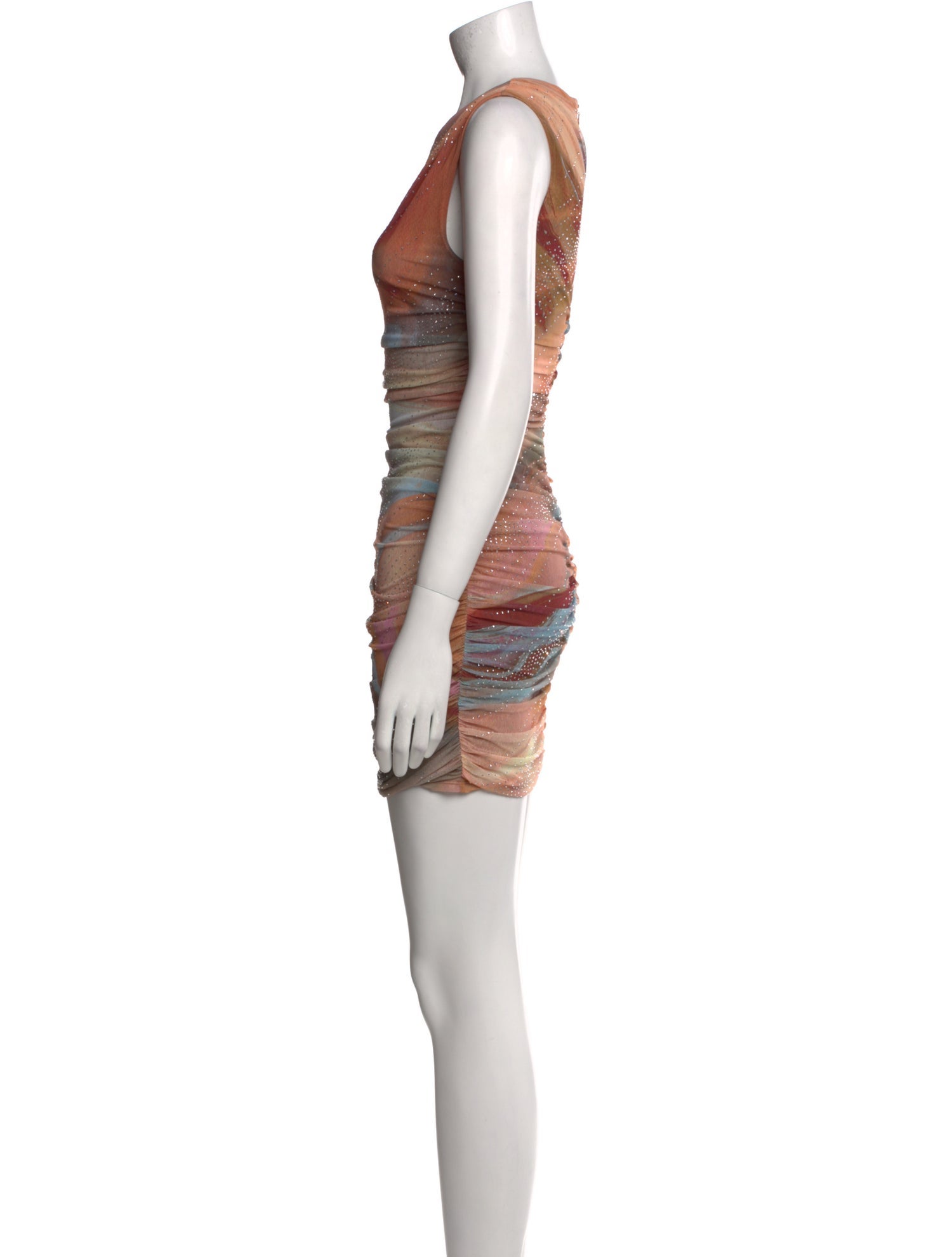 Common Hours Printed Mini Dress