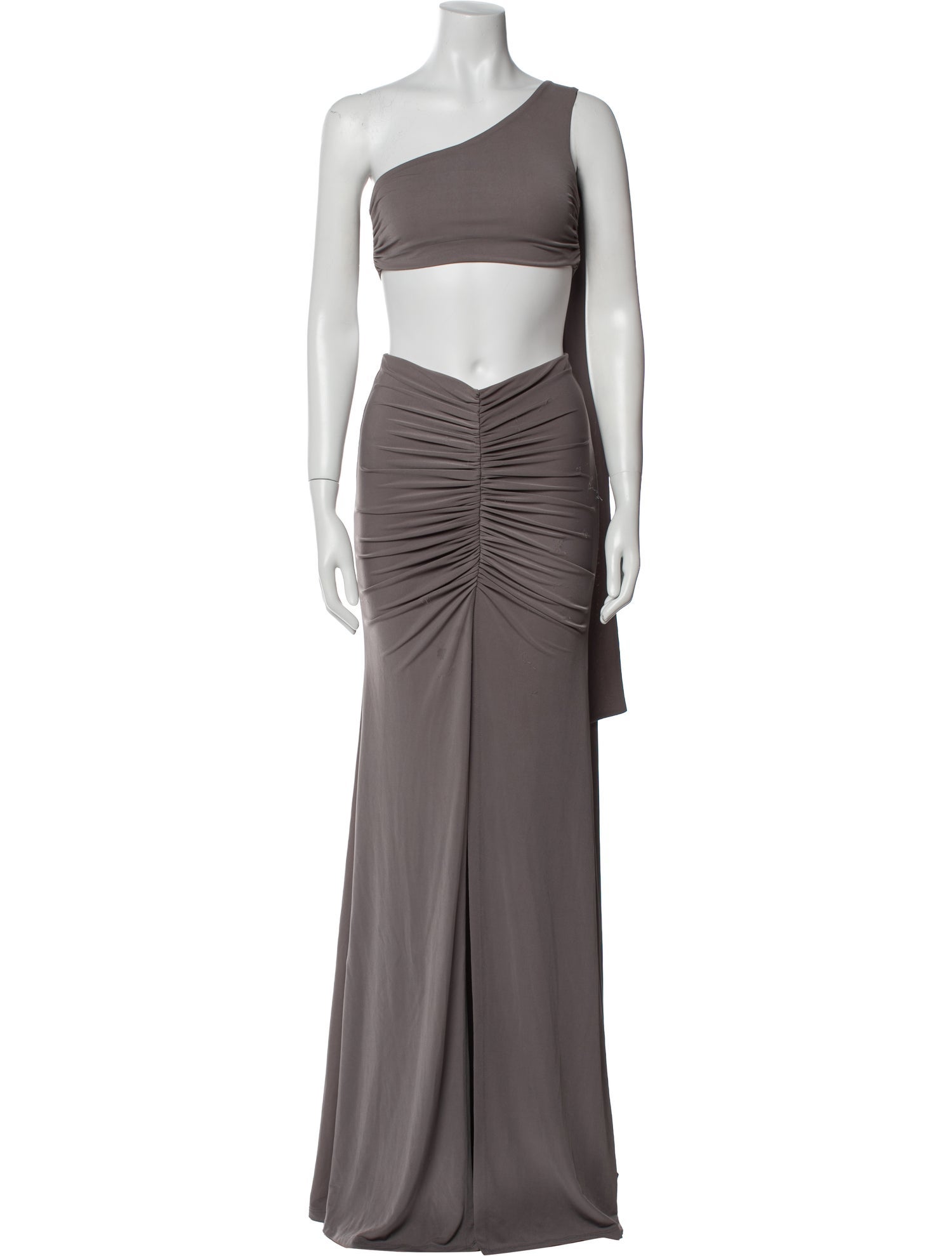 Common Hours One-Shoulder Long Dress