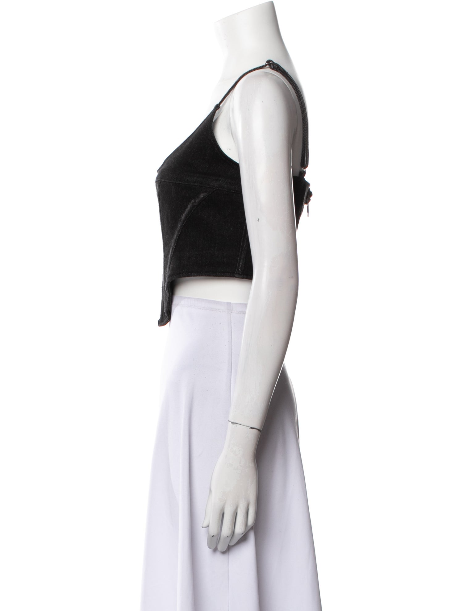 Common Hours Scoop Neck Sleeveless Crop Top w/ Tags