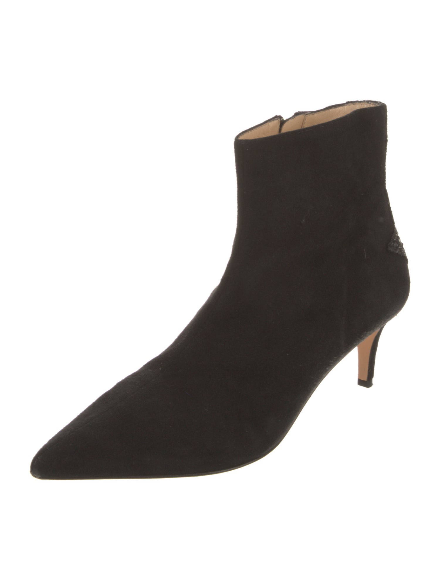 Camilla Elphick Suede Glitter Accents Boots