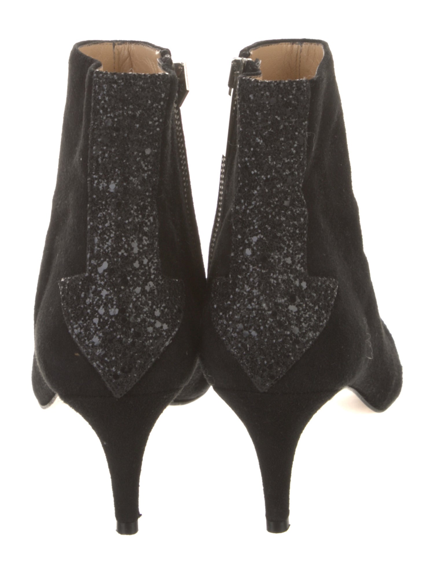 Camilla Elphick Suede Glitter Accents Boots