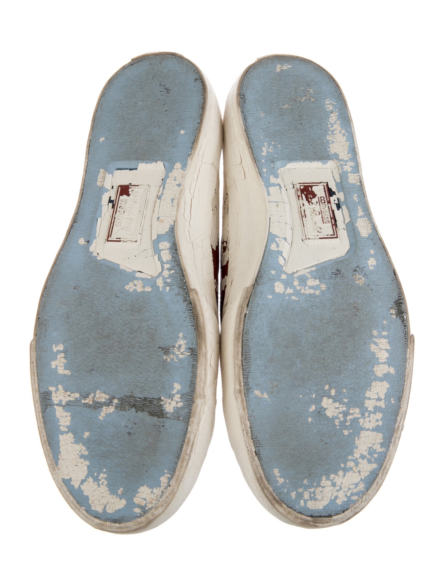 Converse x Maison Martin Margiela Leather Printed Sneakers