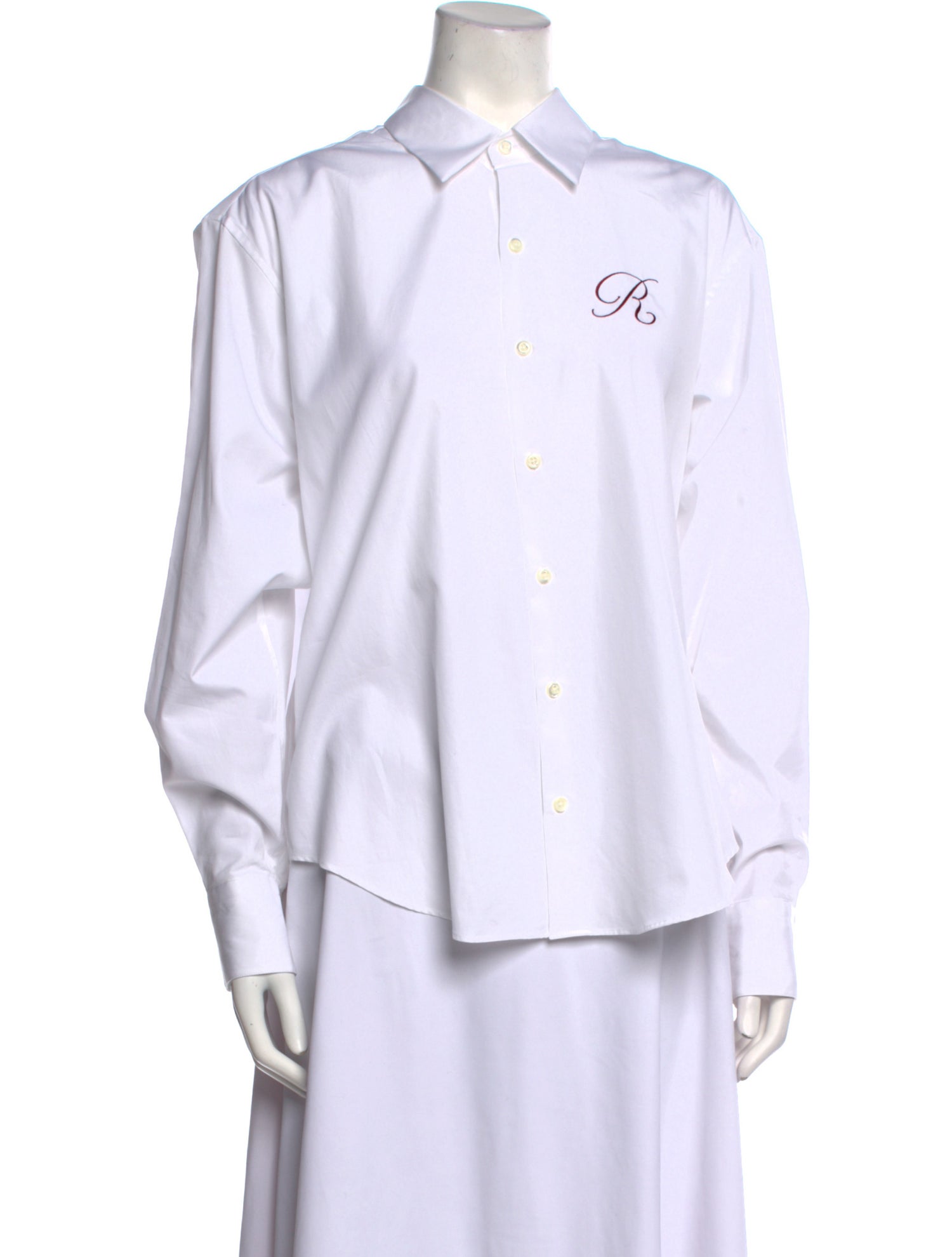 Comme Si Long Sleeve Button-Up Top