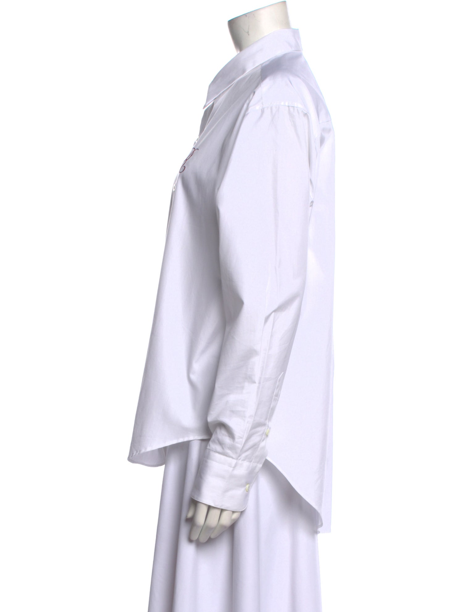 Comme Si Long Sleeve Button-Up Top