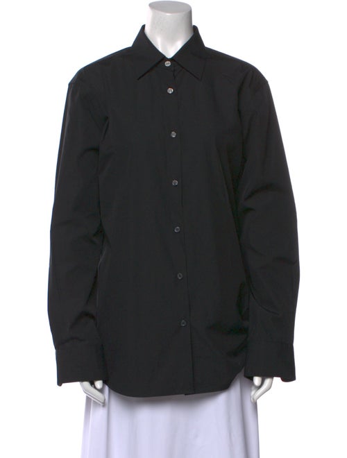 Comme Si Long Sleeve Button-Up Top