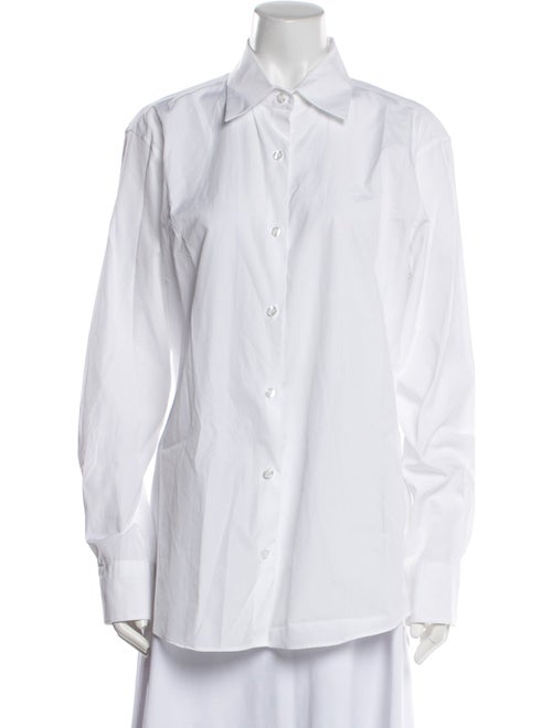Comme Si Long Sleeve Button-Up Top