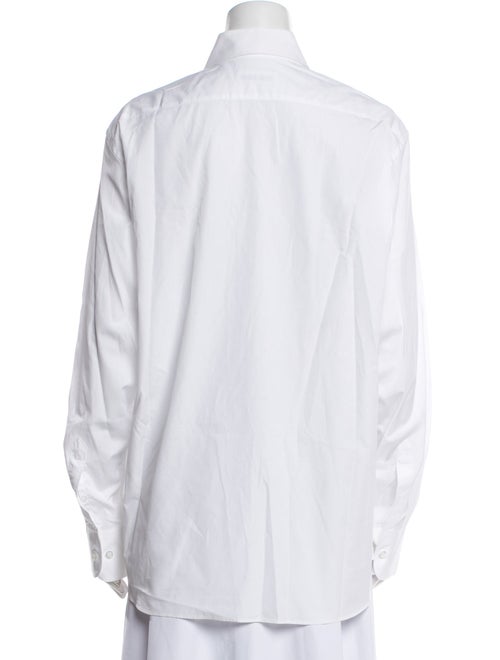 Comme Si Long Sleeve Button-Up Top