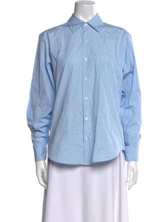 Comme Si Long Sleeve Button-Up Top