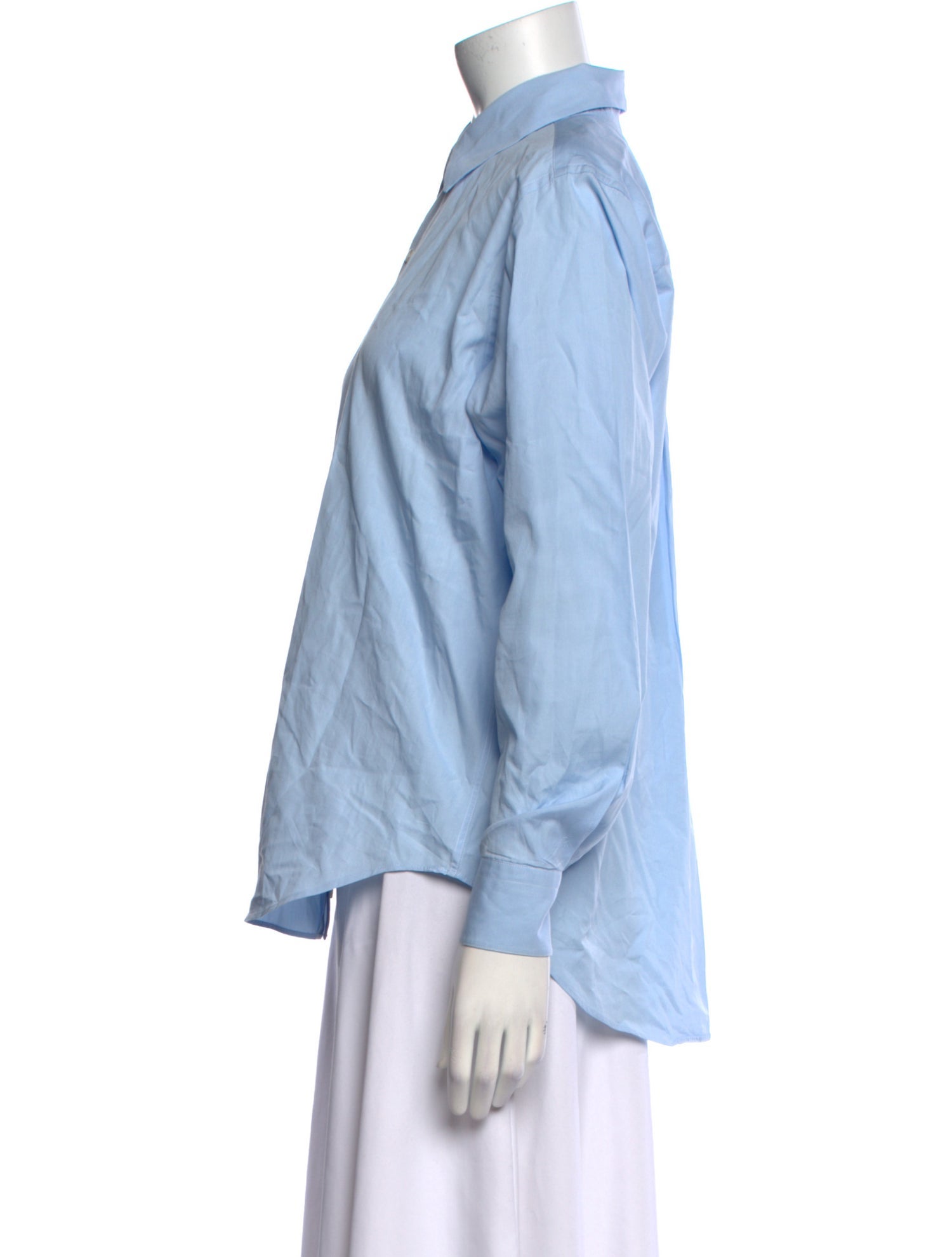 Comme Si Long Sleeve Button-Up Top