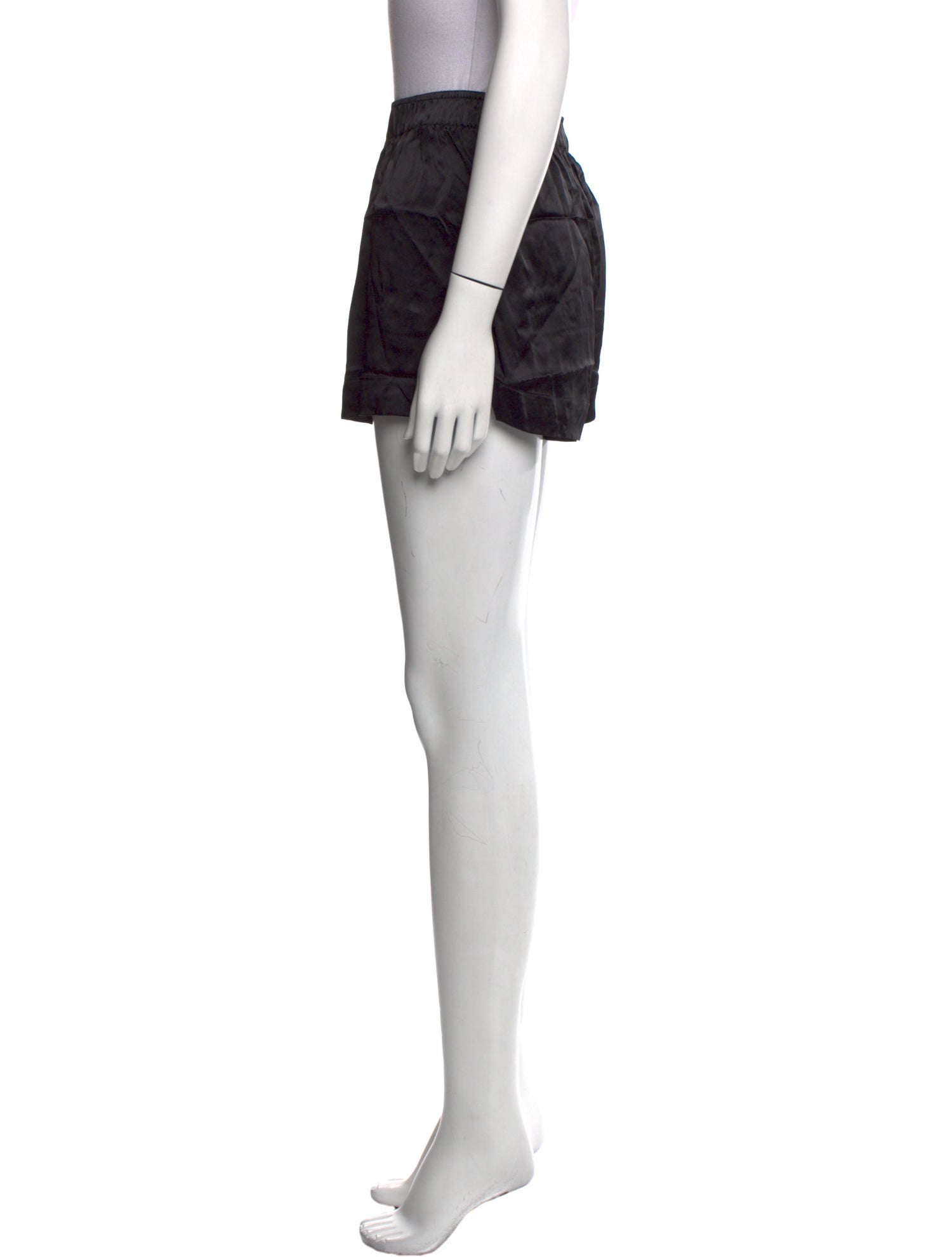 Comme Si Silk Mini Shorts