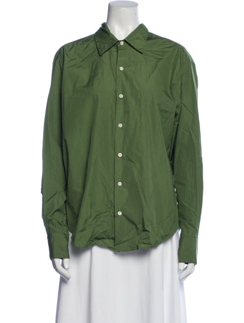 Comme Si Long Sleeve Button-Up Top