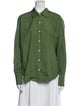 Comme Si Long Sleeve Button-Up Top
