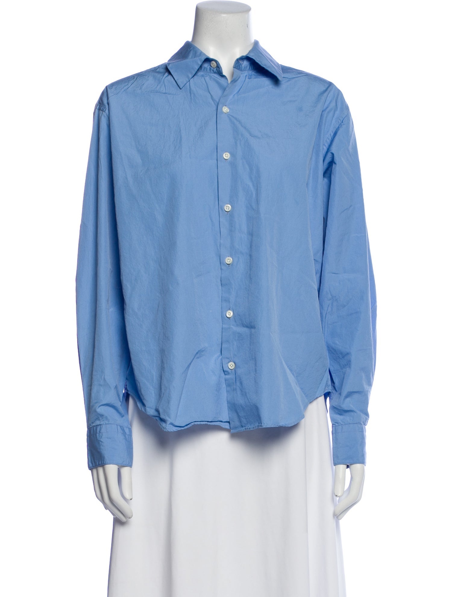 Comme Si Long Sleeve Button-Up Top