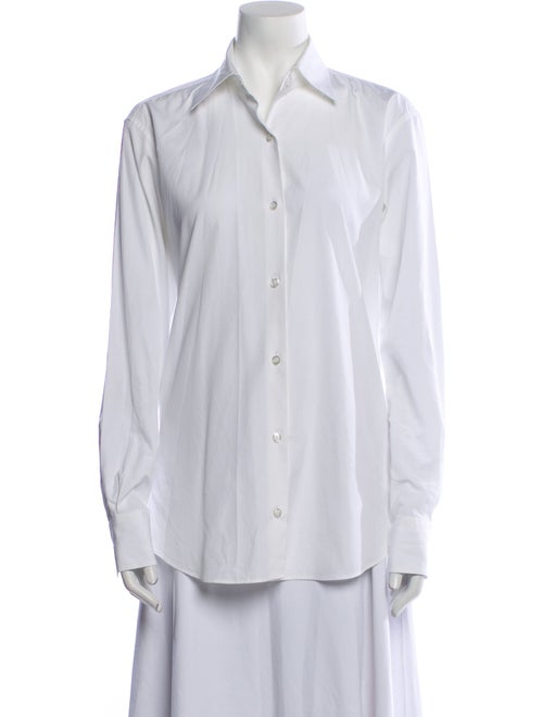 Comme Si Long Sleeve Button-Up Top