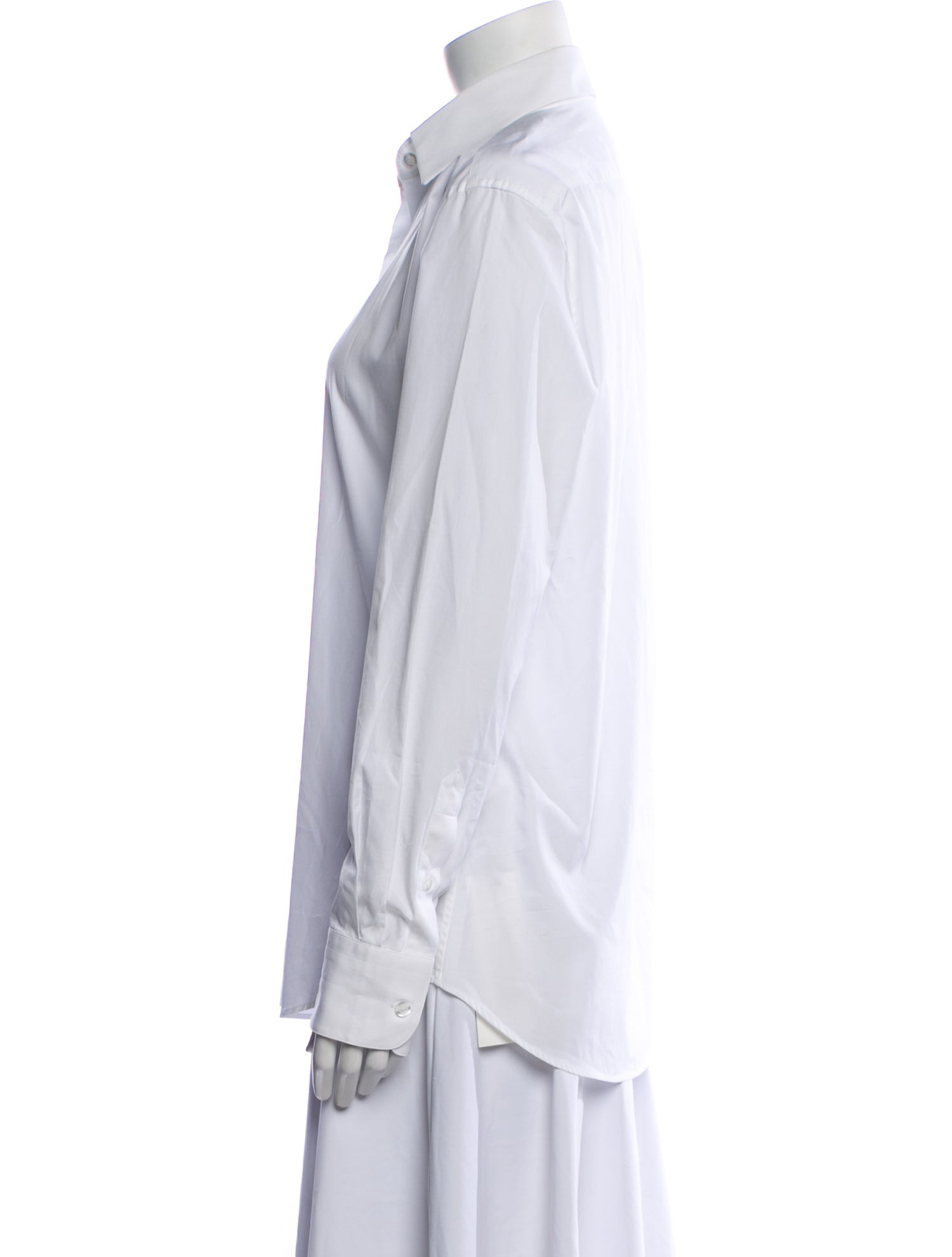 Comme Si Long Sleeve Button-Up Top