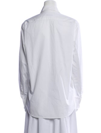 Comme Si Long Sleeve Button-Up Top