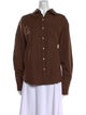 Comme Si Long Sleeve Button-Up Top