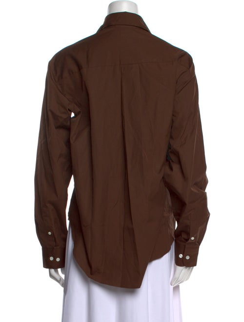 Comme Si Long Sleeve Button-Up Top