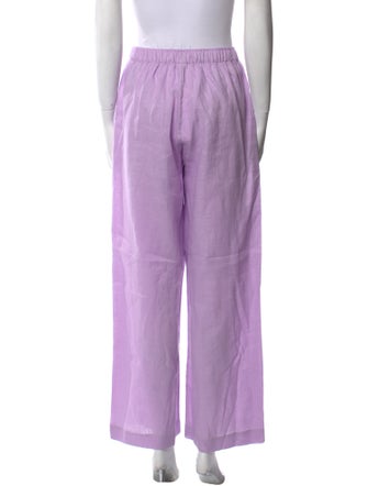 Comme Si Linen Wide Leg Pants