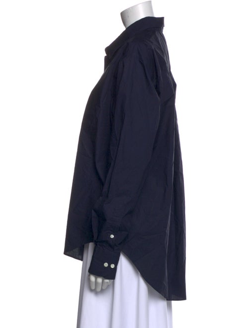 Comme Si Long Sleeve Button-Up Top