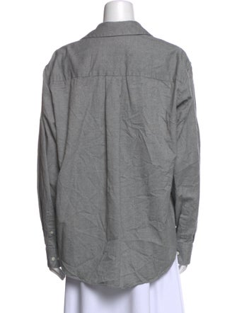 Comme Si Long Sleeve Button-Up Top