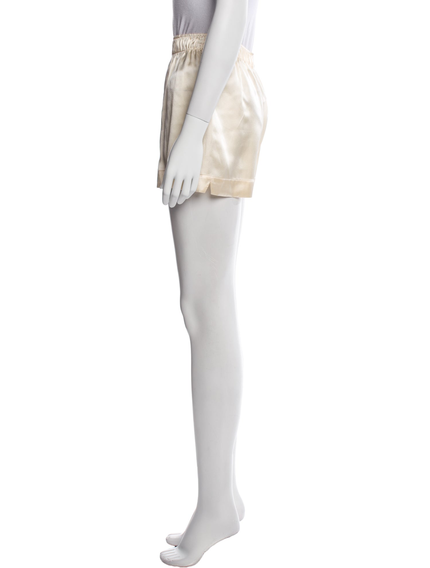 Comme Si Silk Mini Shorts