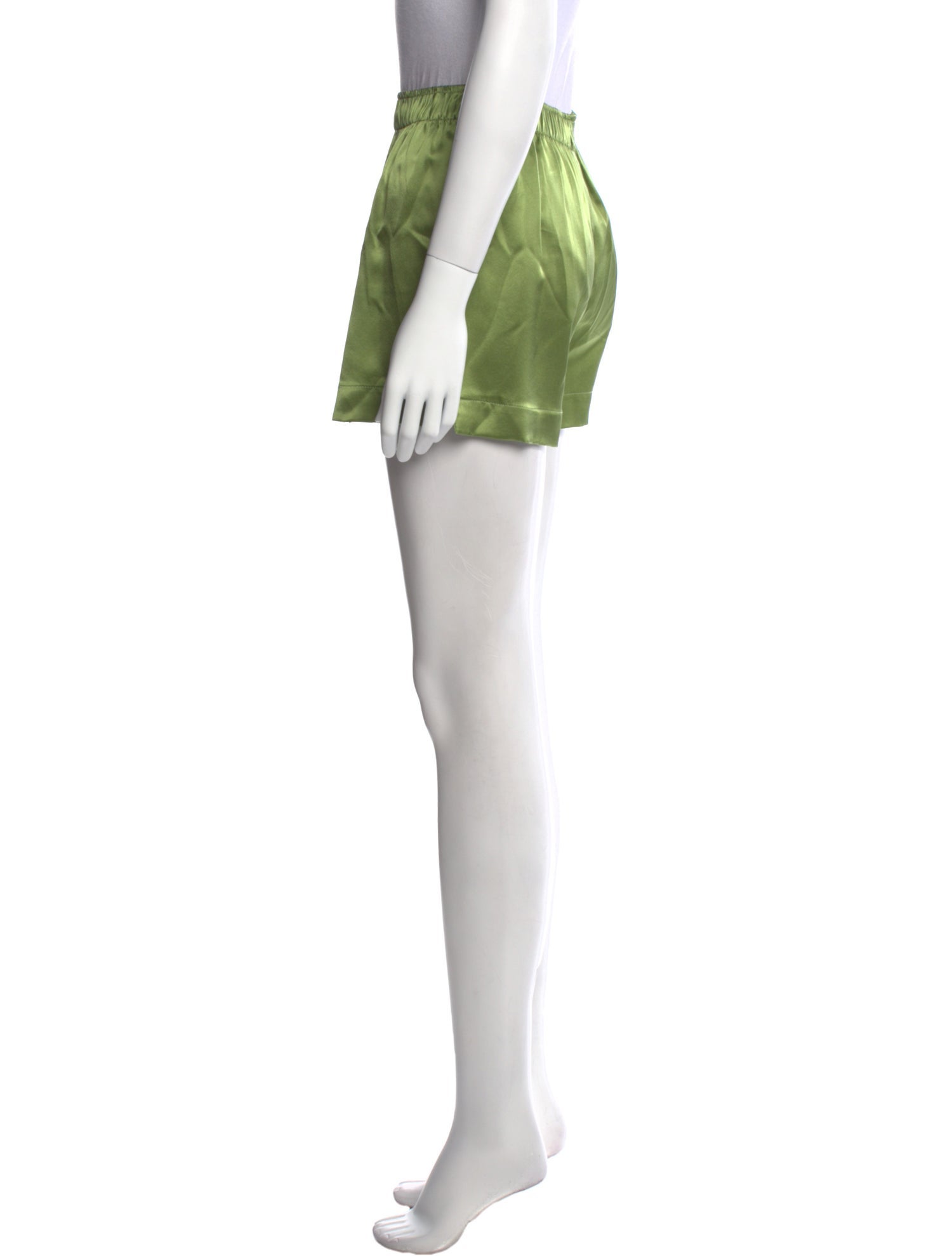 Comme Si Silk Mini Shorts