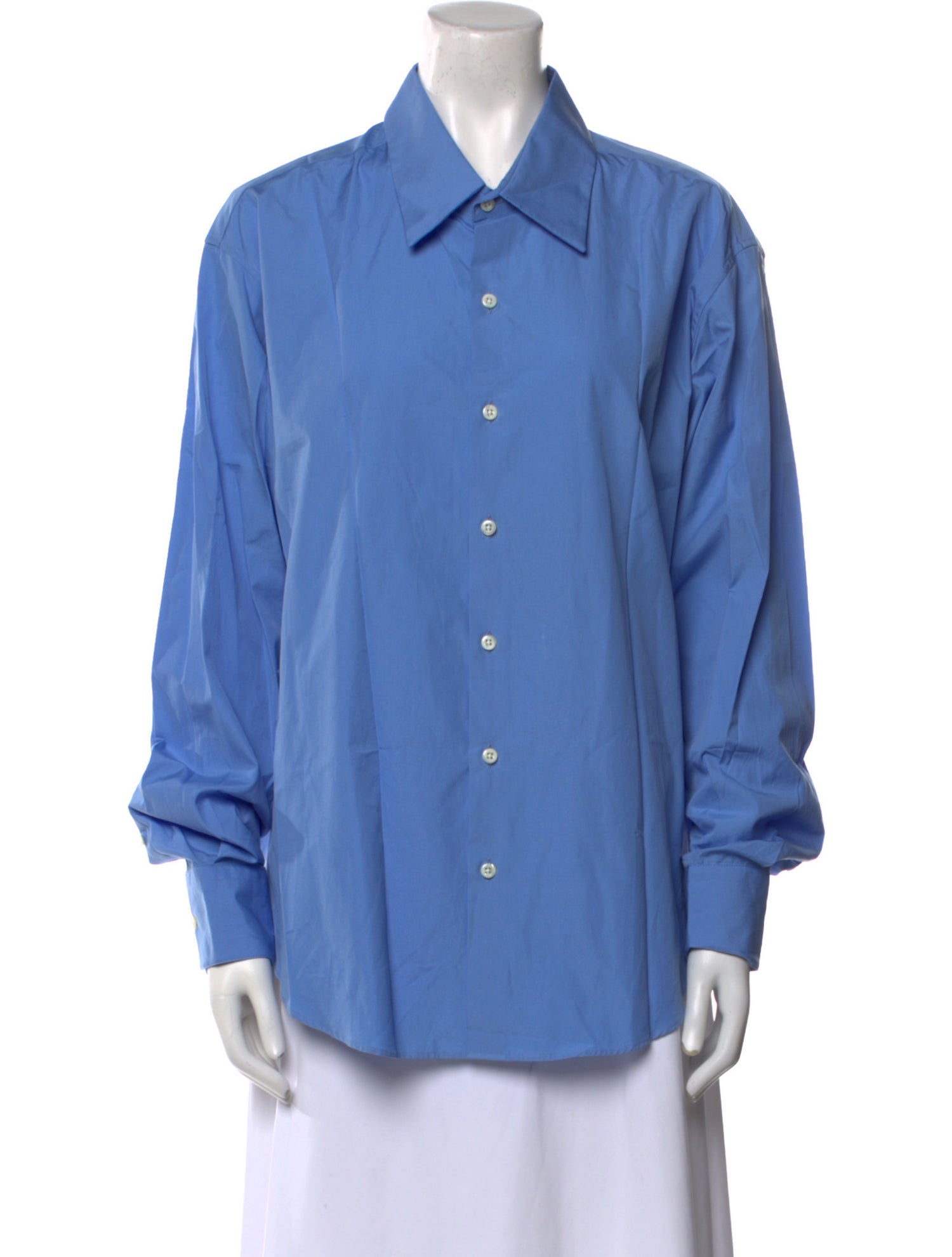 Comme Si Long Sleeve Button-Up Top