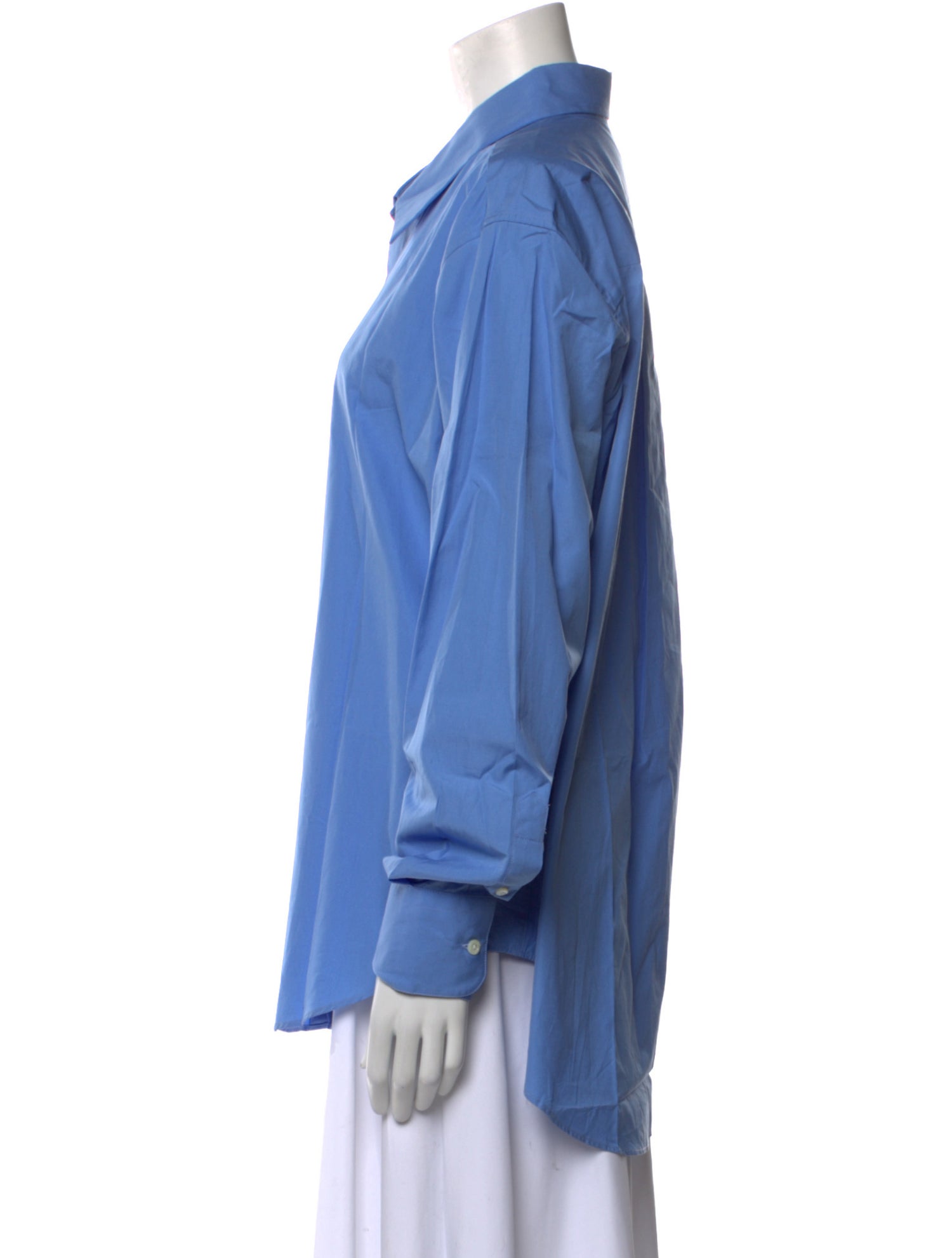 Comme Si Long Sleeve Button-Up Top